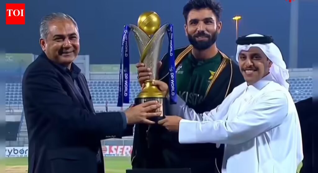 After withholding India’s trophy, Mohsin Naqvi hands Pakistan the Asia Cup crown – Watch | Cricket News