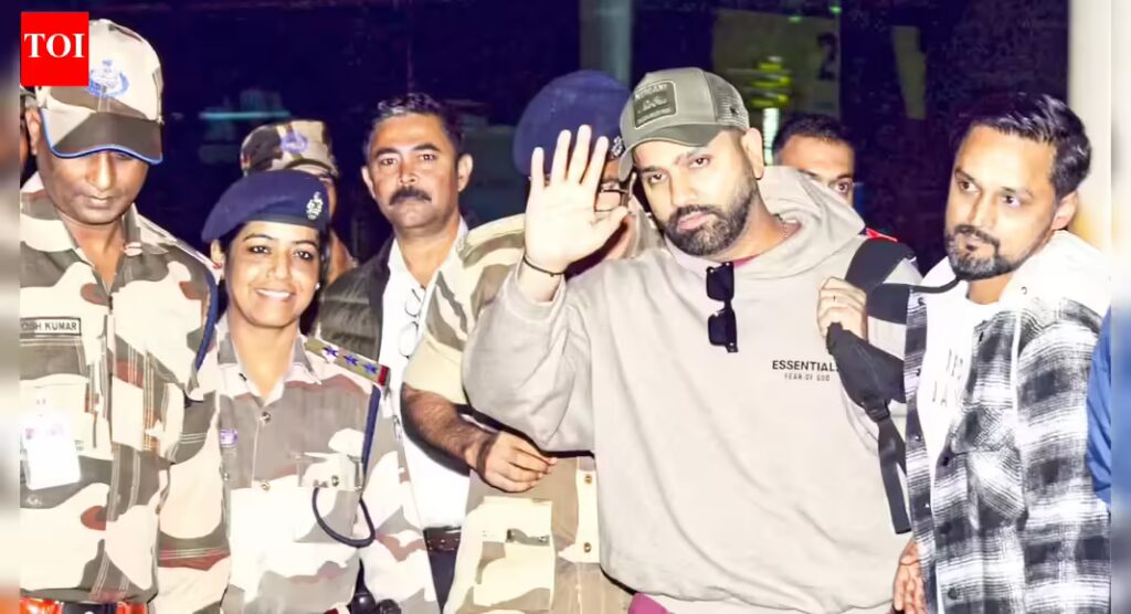 ‘Arre bhai, ye toh hamara dost hai’: Rohit Sharma’s banter with security goes viral – WATCH | Cricket News