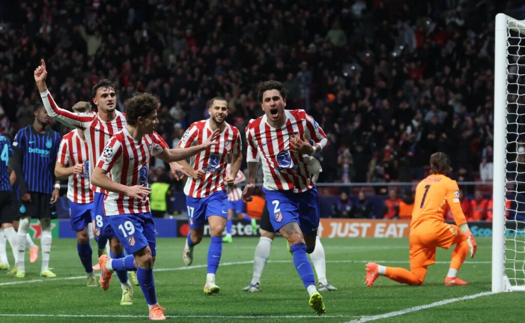 Jose Gimenez Snatches Atletico Madrid Dramatic Late Win Over Inter Milan