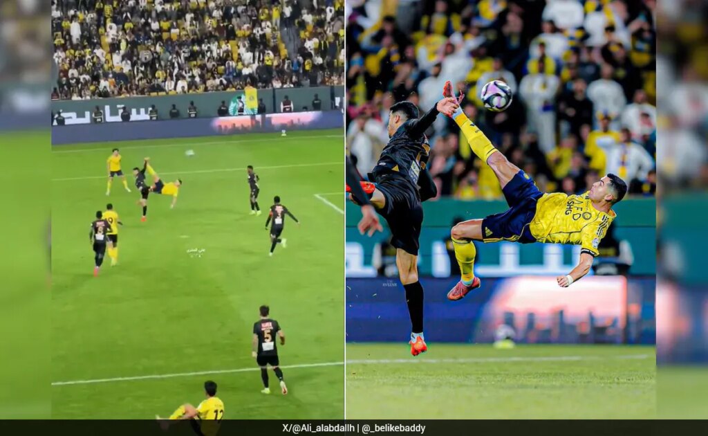 Cristiano Ronaldo Turns Back The Clock, Scores Stunning Bicycle Kick Goal For Al-Nassr. Watch
