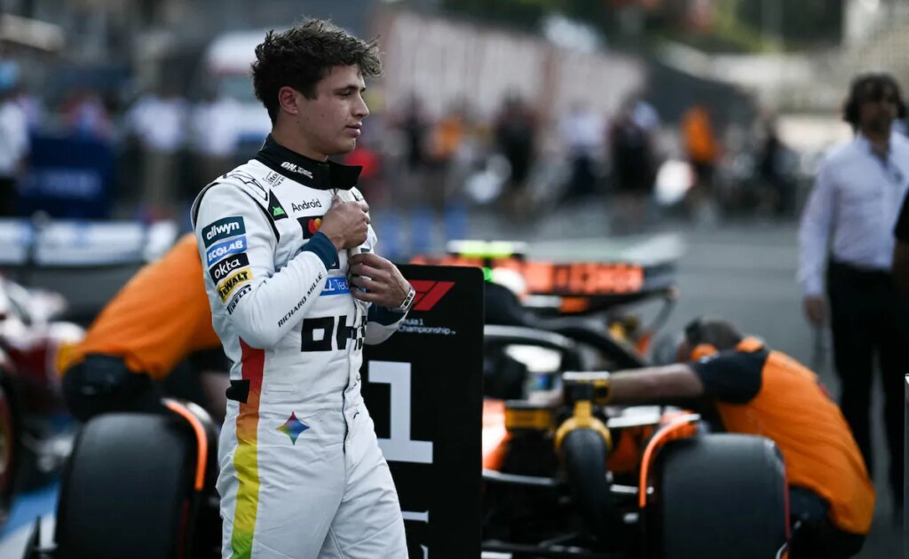 Lando Norris Grabs Stunning Pole At Mexico; Max Verstappen Qualifies P5, Oscar Piastri P7